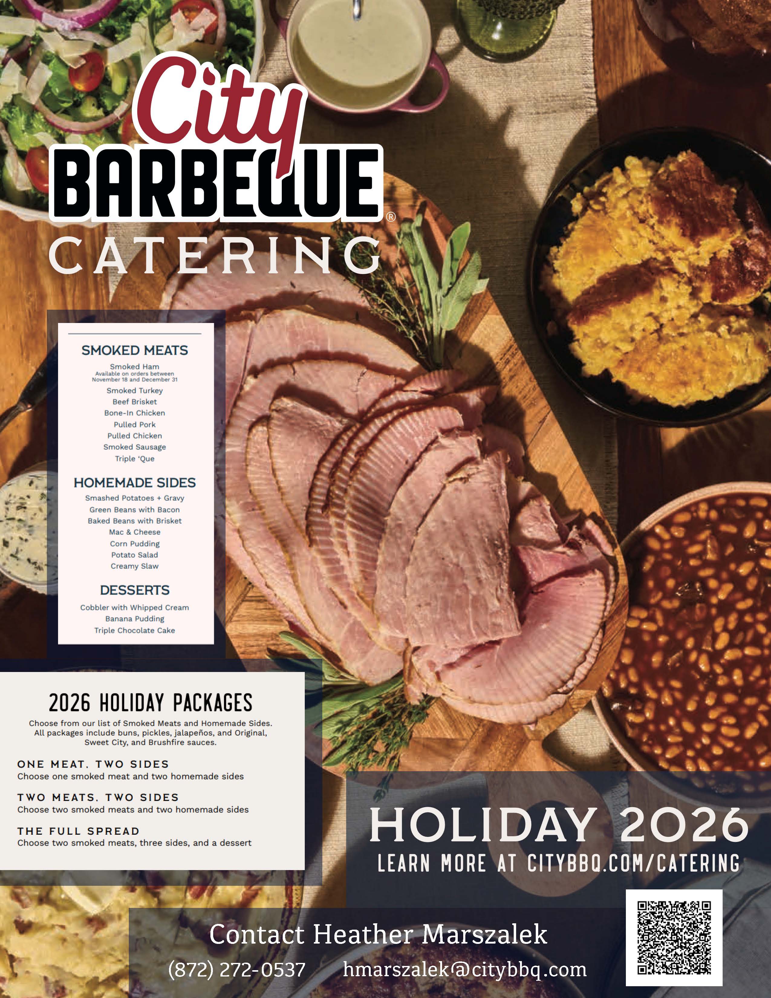 City Barbeque Offers Holiday Catering